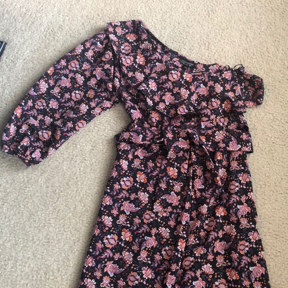 Topshop one sleeved dress